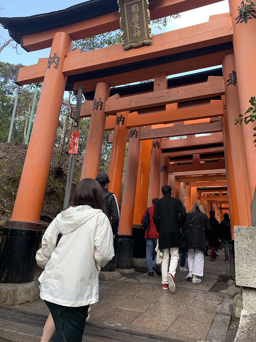 2019年3月人が増え始めた参道