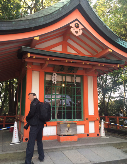 馬神社はひっそりと建っています