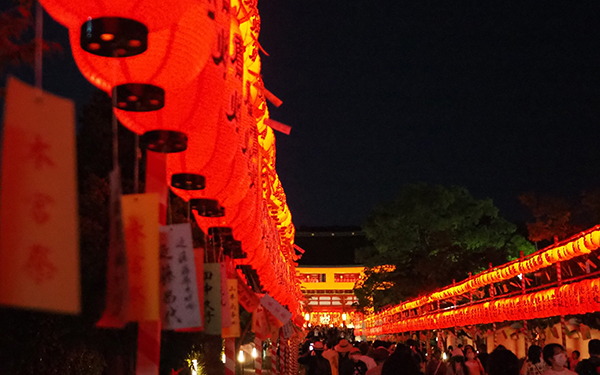 7月の伏見稲荷大社本宮祭　宵宮