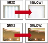 サッシュホルダー影LOW効果